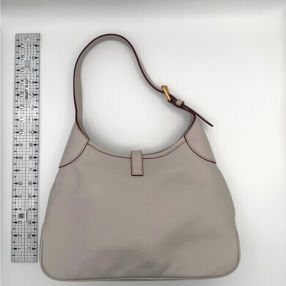Dooney & Bourke Cream Leather Shoulder Bag | Smoke Free Home 💛 - Picture 6 of 8